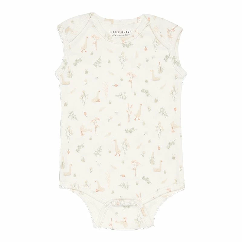 Little Dutch LD Romper Sleeveless Little Goose 50/56 Linen 5 Little Dutch LD Romper Sleeveless Little Goose 50/56 Linen