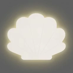 Jollein Wall Deco Wood Shell Light Décor