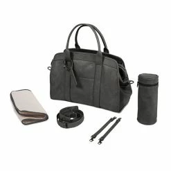 Jollein Baby Bag Grey Bath & Changing