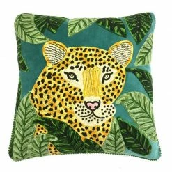 Only Natural Linen Cushion Tiger