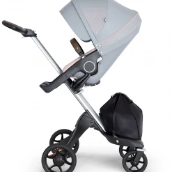 Stokke Xplory 2018 V6 Stroller Silver Chassis From