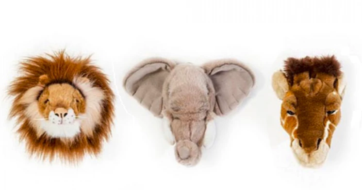 Wild & Soft Wall Trophy Safari Gift Box Décor 3 Wild & Soft Wall Trophy Safari Gift Box Décor