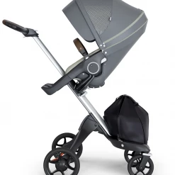 Stokke Xplory 2018 V6 Stroller Silver Chassis From