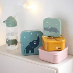 Done By Deer Snack Box Set 3 Pcs Deer Friends