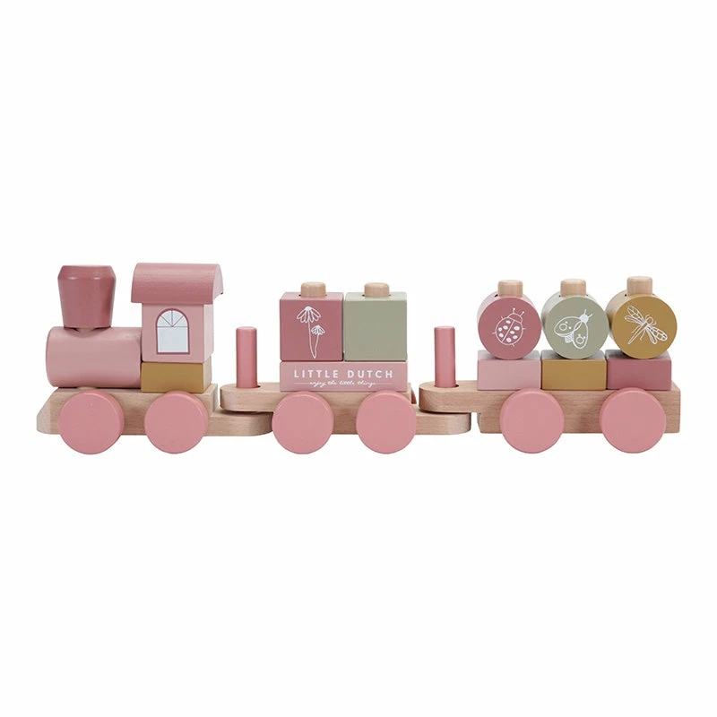 Little Dutch LD Wooden Stacking Train 3 Little Dutch LD Wooden Stacking Train