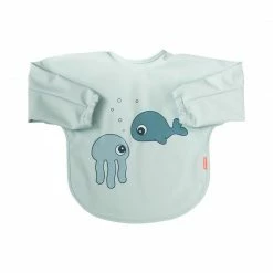 Done By Deer Feeding Long Sleeve Bib 6-18 M Sea Friends