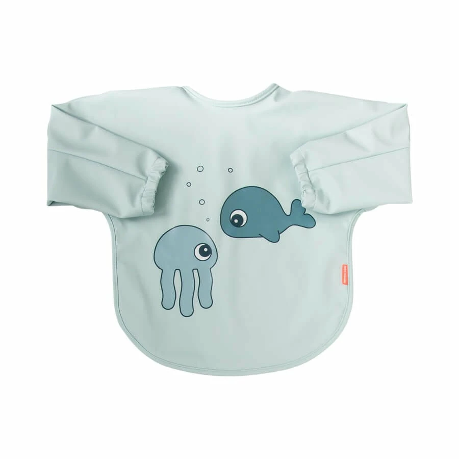 Done By Deer Feeding Long Sleeve Bib 6-18 M Sea Friends 3 Done By Deer Feeding Long Sleeve Bib 6-18 M Sea Friends