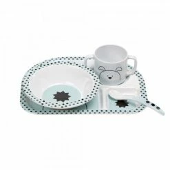 Lässig Mealtime Essentials Dinner Set Melamine / Silicone Lassig 16 Lässig Mealtime Essentials Dinner Set Melamine / Silicone Lassig