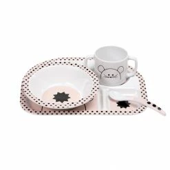 Lässig Mealtime Essentials Dinner Set Melamine / Silicone Lassig
