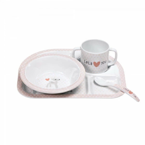 Lässig Mealtime Essentials Dinner Set Melamine / Silicone Lassig 11 Lässig Mealtime Essentials Dinner Set Melamine / Silicone Lassig