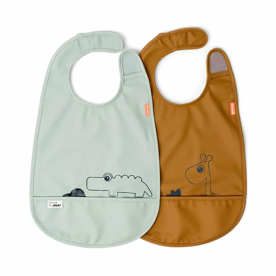 Done By Deer Bib Velcro 2 Pack Deer Friends Feeding 6 Done By Deer Bib Velcro 2 Pack Deer Friends Feeding