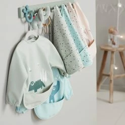 Done By Deer Sleeved Pocket Bib Feeding