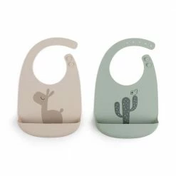 Done By Deer Silicone Bib 2- Pack