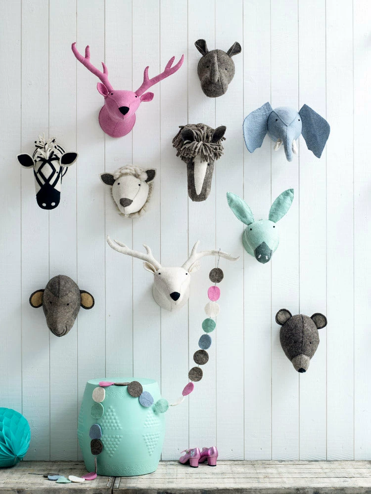 Kids Depot Zoo Wall Trophy Décor 16 Kids Depot Zoo Wall Trophy Décor