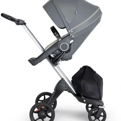 Stokke Xplory 2018 V6 Stroller Silver Chassis From