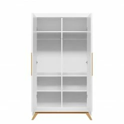 Bopita Fenna 2 Doors Wardrobe White/Natural