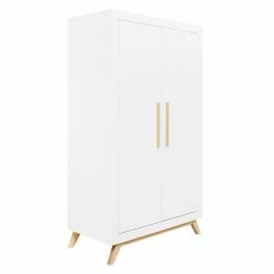 Bopita Fenna 2 Doors Wardrobe White/Natural 8 Bopita Fenna 2 Doors Wardrobe White/Natural