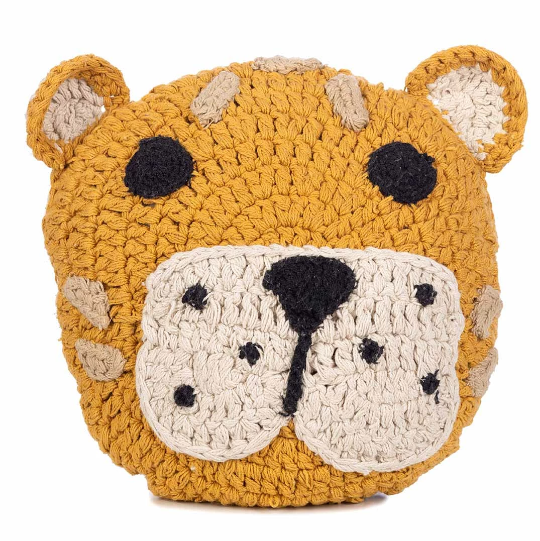 Kids Depot Cushion Crochet Animal Linen 3 Kids Depot Cushion Crochet Animal Linen