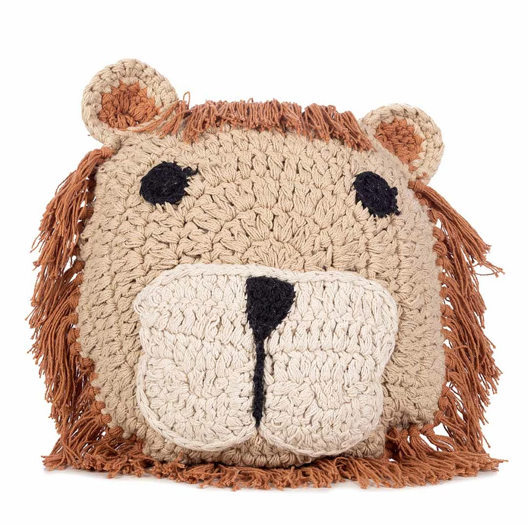 Kids Depot Cushion Crochet Animal Linen 8 Kids Depot Cushion Crochet Animal Linen