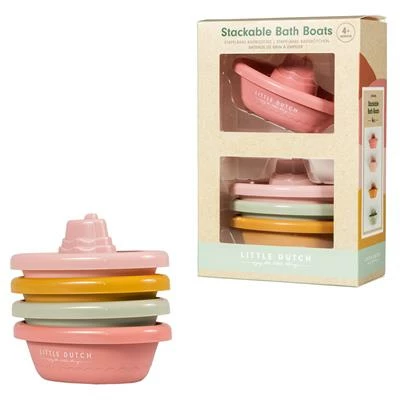 Little Dutch Toys LD Stacking Bath Boats 4 Little Dutch Toys LD Stacking Bath Boats