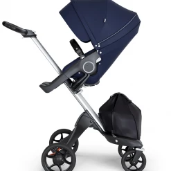 Stokke Xplory 2018 V6 Stroller Silver Chassis From