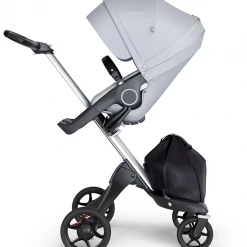 Stokke Xplory 2018 V6 Stroller Silver Chassis From