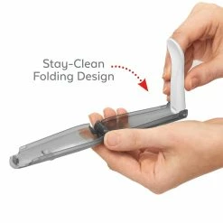 Skip Hop Feeding Easy Fold Travel Spoons- Grey