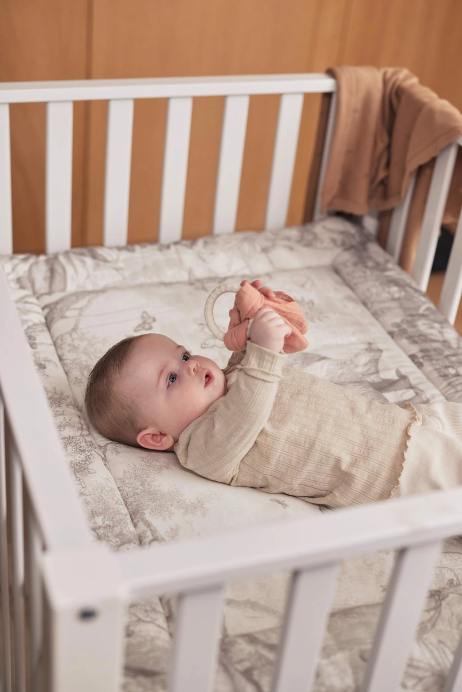 Jollein Playpen Mat 75x95cm - Forest Animals Linen 8 Jollein Playpen Mat 75x95cm - Forest Animals Linen