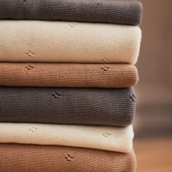 Jollein Linen Blanket Pointelle 75 X 100 Cm