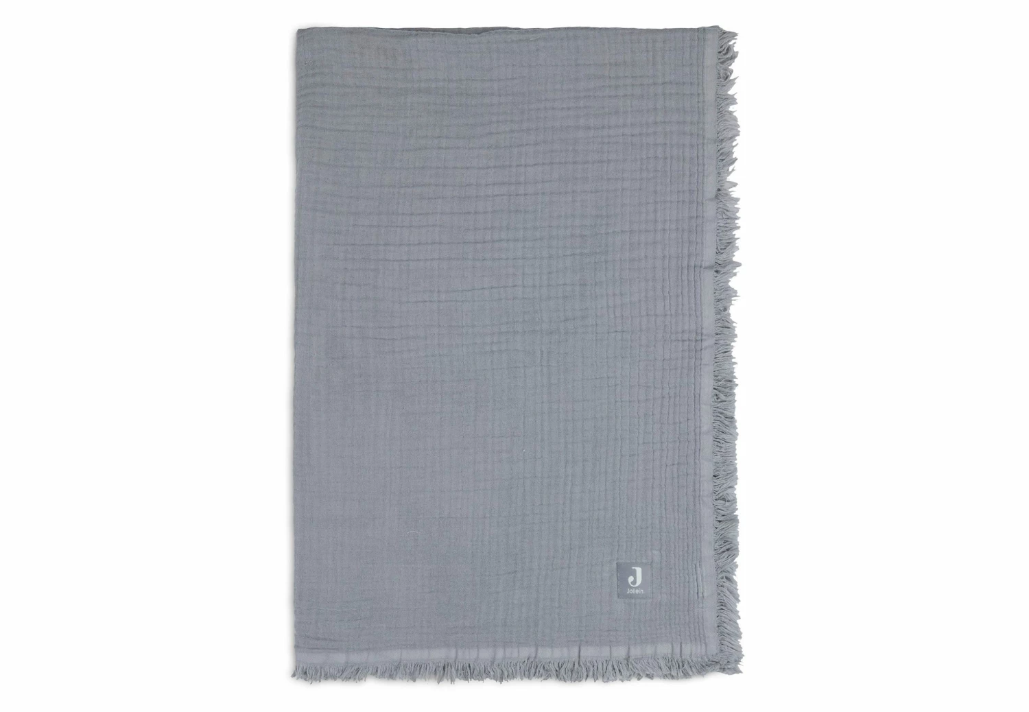 Jollein Blanket Muslin Fringe 75 X 100 Cm 10 Jollein Blanket Muslin Fringe 75 X 100 Cm