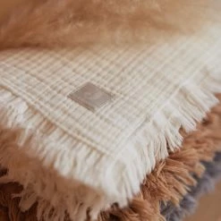 Jollein Blanket Muslin Fringe 75 X 100 Cm 26 Jollein Blanket Muslin Fringe 75 X 100 Cm