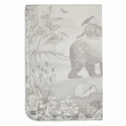 Jollein Jersey Blanket 100x150cm Forest Animals Linen