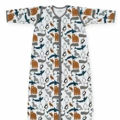 Jollein Sleeping Bag With Detachable Sleeves 70cm Linen