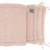 Linen Jollein Cot Bumper River Knit 35 X 180cm 2 Linen Jollein Cot Bumper River Knit 35 X 180cm