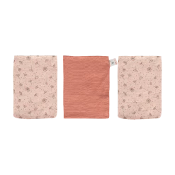 Bébéjou Bath & Changing Muslin Washcloth 3pck