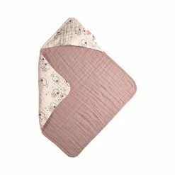 Done By Deer Bath & Changing Hooded Towel Sea Friends