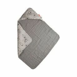 Done By Deer Bath & Changing Hooded Towel Sea Friends