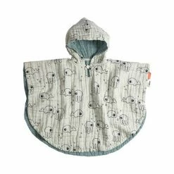 Done By Deer Bath Poncho Sea Friends