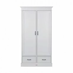 Kidsmill Baby Furniture La Première II Wardrobe White 2 Doors /2 Drawers