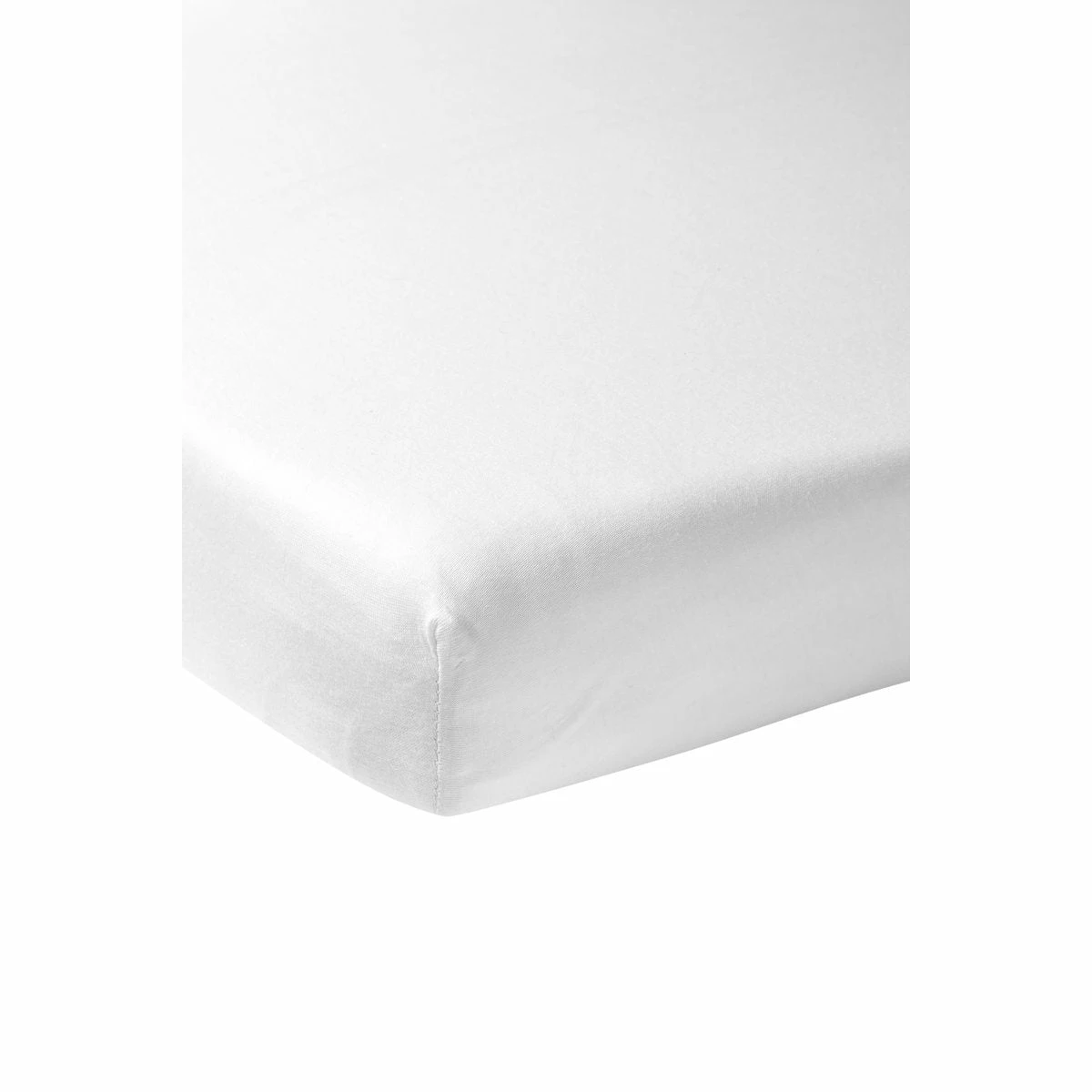 Meyco Percale Cotton Fitted Sheet White Linen 4 Meyco Percale Cotton Fitted Sheet White Linen