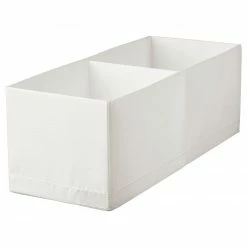 Ikea STUK Box With Compartments White
