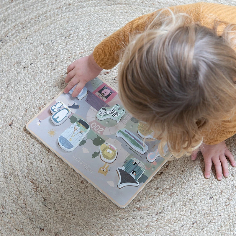 Little Dutch LD Shape Puzzle Zoo Toys 4 Little Dutch LD Shape Puzzle Zoo Toys