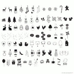 A Little Lovely Company Light Box Letter Pack & Symbols Décor