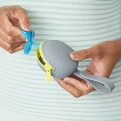Skip Hop Pacifiers & Teethers Grab & Go Silicone Pacifier Holder - Grey