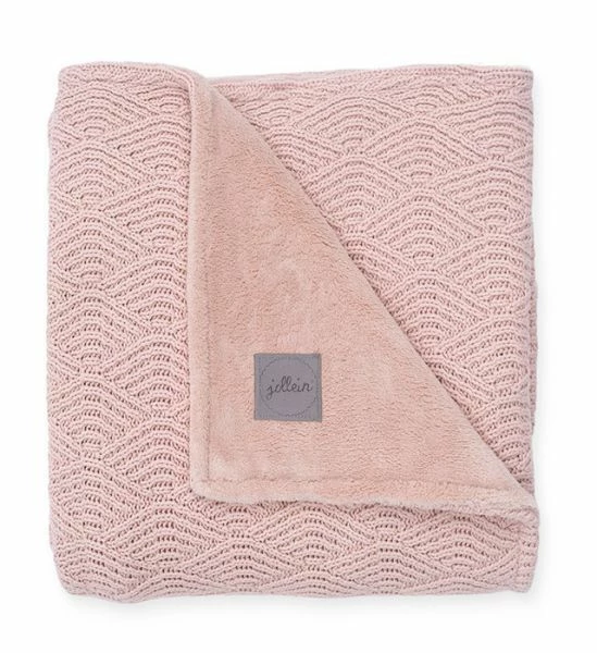 Jollein Blanket 100x150cm River Knit Coral Fleece 5 Jollein Blanket 100x150cm River Knit Coral Fleece