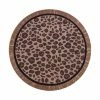 Tapis Petit Rug Leopard Round 120 X120 Cm Décor