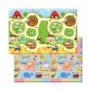 Lots 4 Tots Playmat Busy Farm Print 2 Sides Linen