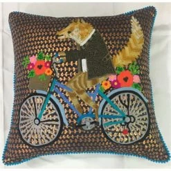 Only Natural Cushion Fox On Bike