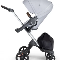 Stokke Xplory 2018 V6 Stroller Silver Chassis From