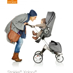 Stokke Xplory 2018 V6 Stroller Silver Chassis From